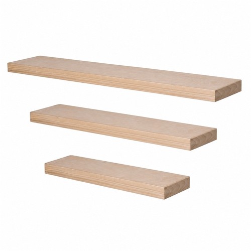 Solid wood floating shelf - wood,